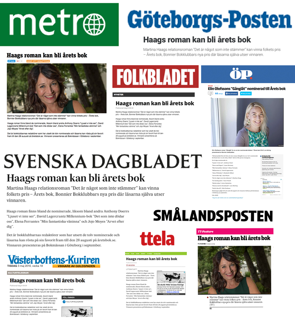 Pressklipp från årets bok