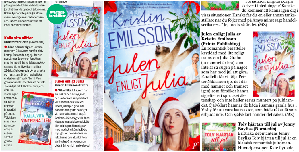 Julbok Julen enligt Julia