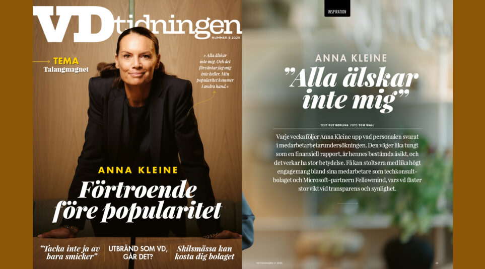 Anna Kleine Fellowmind Vd-tidningen oktober 2025